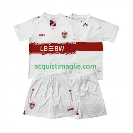Divisa di Calcio VfB Stuttgart Bambino Prima 2025/2026